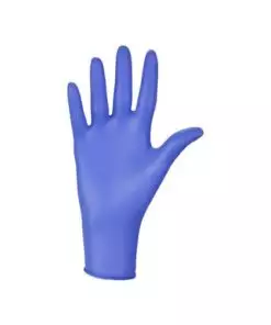 Rękawice nitrylowe bezpudrowe 100 sztuk fioletowe