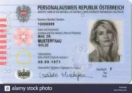 Buy Real ID Card of Austria