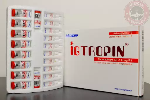 IGTROPIN Recombinant IGF-1 LongR3 100mcg / Vial 10vials / Box – Meditech