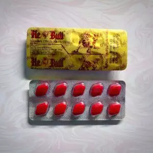 Pack of 20 pills HeBull 120 MG