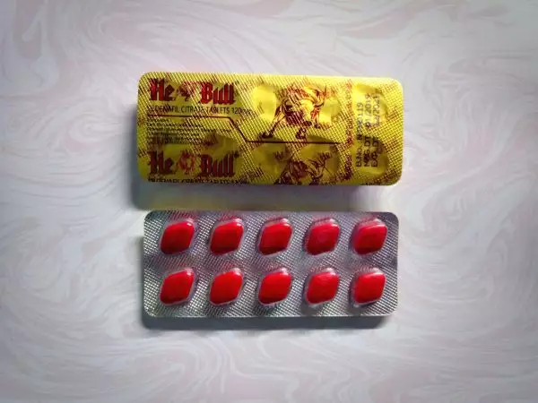 Pack of 10 pills HeBull 120 MG