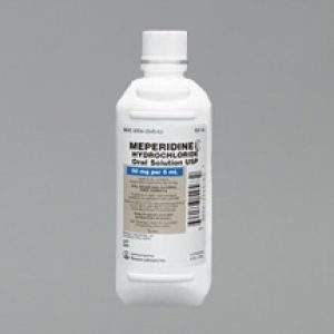 5 Box Meperidine Hydrochloride 50mg/5mL Oral Solution – By ROXANE LABORATORIES