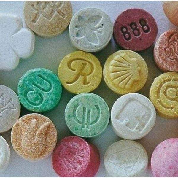 100 Pills Extra Strong Ecstasy 250mg Pills (XTC, MDMA) Super Solid Press