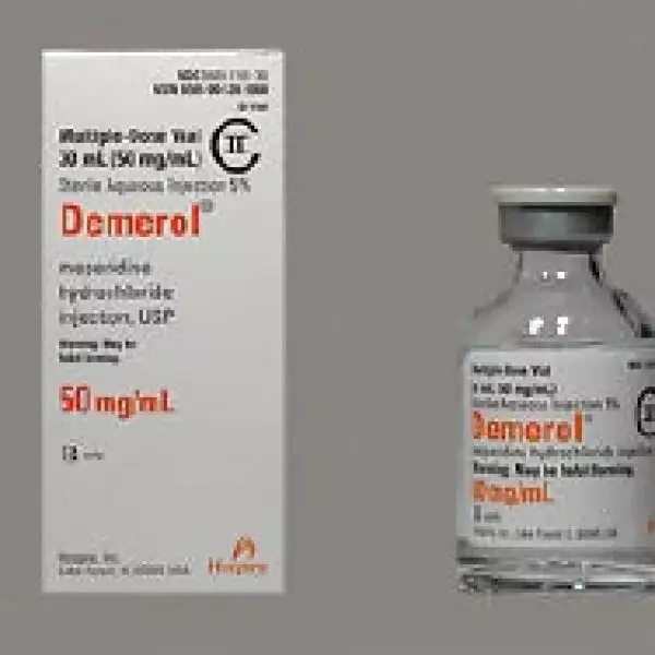 Buy Demerol injection online (Meperidine hydrochloride)  50mg/1mL Ampule