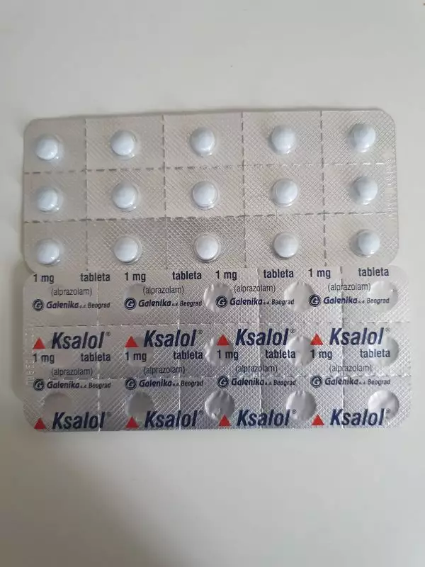 Buy Ksalol Alprazolam 1mg Xanax Pills For Anxiety and Sleeping Problems 90 pills