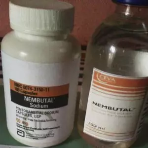 Nembutal Pentobarbital Sodium Powder 100mg Capsules