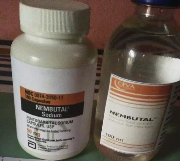 Nembutal Pentobarbital Sodium Powder 100mg Capsules