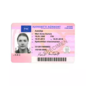 FINNISH DRIVER’S LICENCE