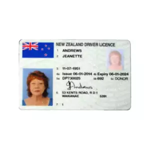 NEW ZEALAND DRIVER’S LICENSE