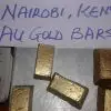 AU GOLD NUGGET AND GOLD BARS