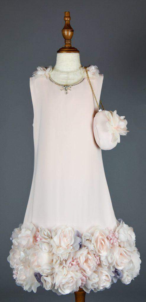 Rexy blush flowery dress