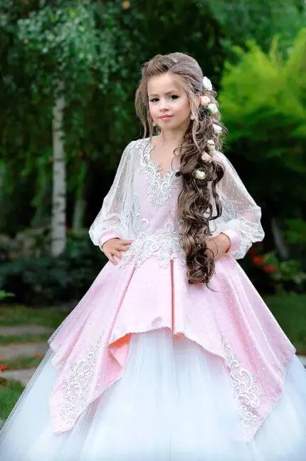 Short Flowery Lilac Dress