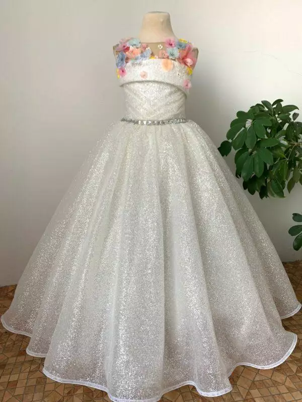 Abra sparkle floor length dress