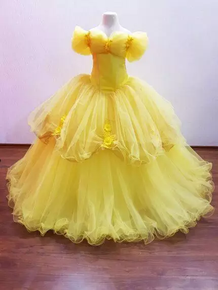 Princess  Alexis yellow dress