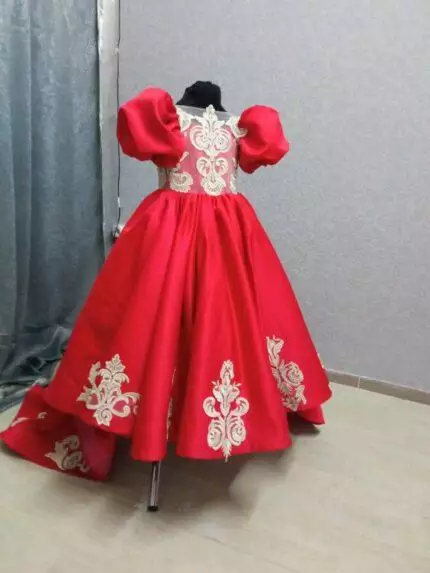 Elma Red Classic dress