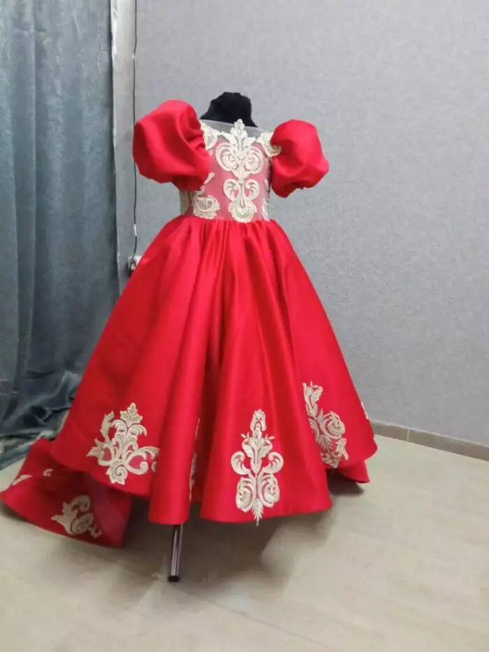 Elma Red Classic dress