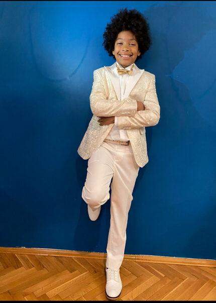 Classic cream suit