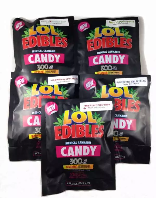 LOL Edibles’ amazingly fruity gummi candy, creates Cannabis Infused medical snack products. Also, this carries the classic taste and sugar topping you know