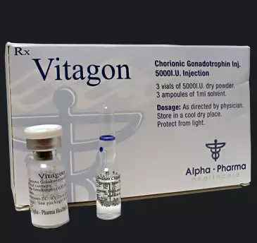 Buy Alpha Pharma Vitagon 3x 5000iu hCG Injection Kit Online