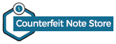 counterfeit note store Logo