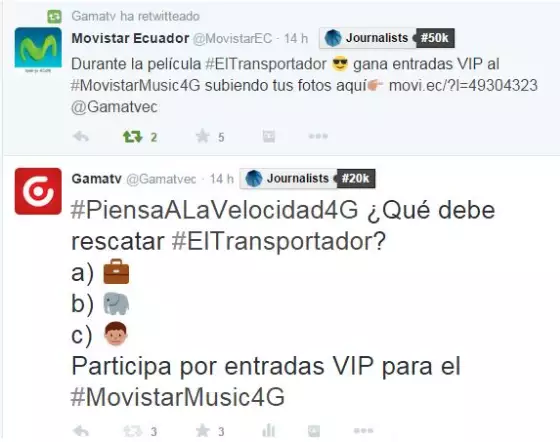 Movistar 4G – Estrategia TV Social