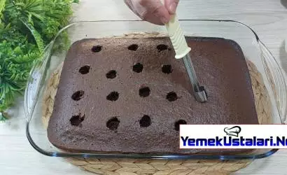 Çikolata Severler İçin Muazzam Lezzet❗Puding Dolgulu Çikolatalı Islak Kek ?Hızlı ve Leziz Kek