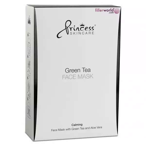 Princess Green Tea Face Mask Calming – 8 masks