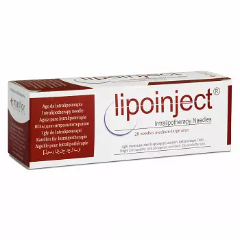 Lipoinject Intralipotherapy Needles (1×20 needles for medium to large area)
