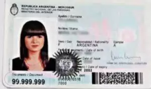 Argentina fake ID card for sale