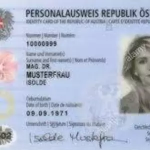 Fake Austria ID Card