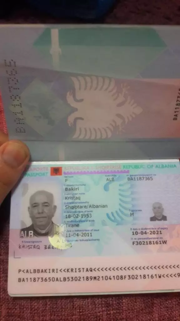 Albania Passport for sale