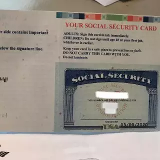Social Security Card For sale