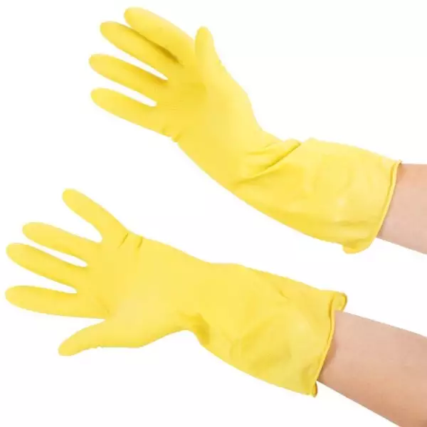 Latex Household Polymer Chlorinated Gloves