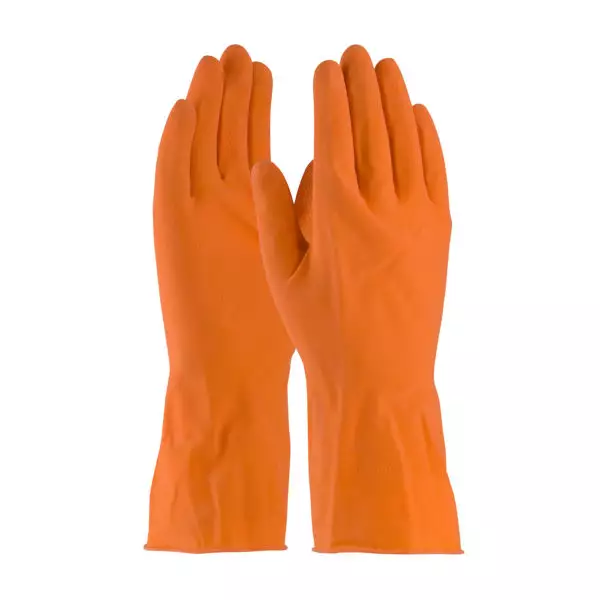 Latex Household Flock Lined Gloves