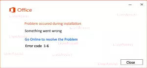 Error Code 1-6