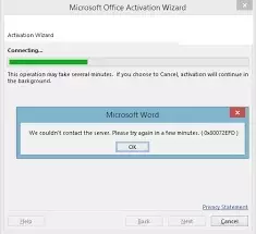 Activation Problems With Office 365