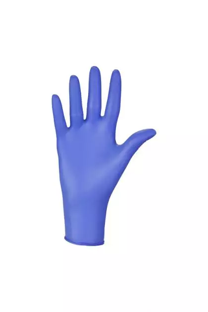 niebieskie rękawiczki