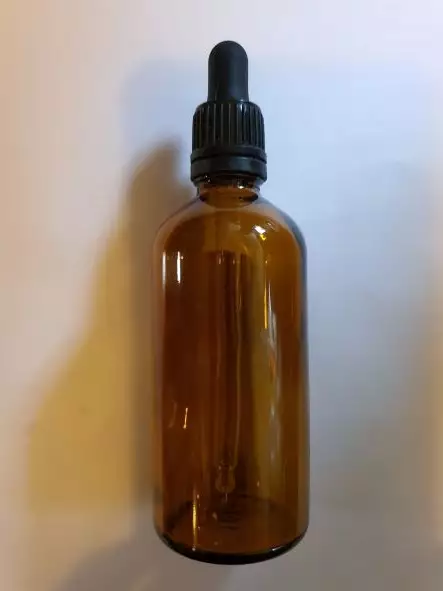 Buteleczka 100 ml szkło brązowa z pipetą