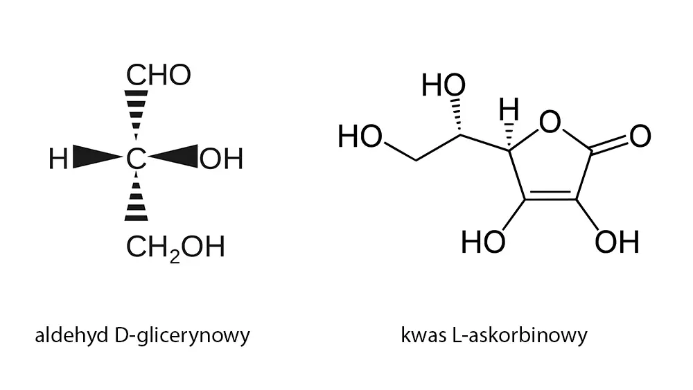 mity o witaminie C, aldehyd D-glicerynowy, kwas L-askorbinowy