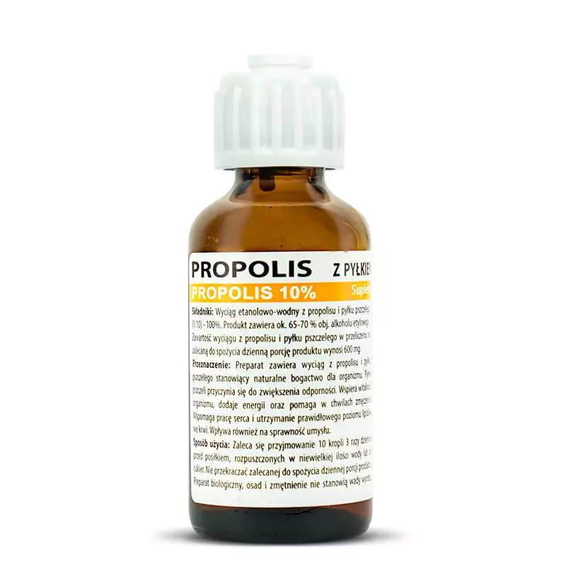 PROPOLIS z pyłkiem pszczelim PROPOLIS 10% 35 ml