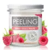 Naturalny peeling cukrowy do ciała MALINOWY na bazie masła shea z olejkiem i pestkami malin