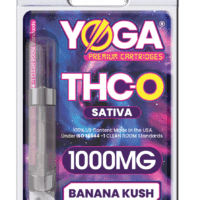 THC O Vape Cart 1000mg Banana Kush Sativa