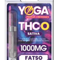 THC O Vape Cart 1000mg Fatso Sativa