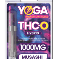 THC O Vape Cart 1000mg Musashi Hybrid Yoga