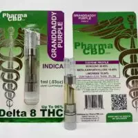 Delta 8 Vape Cart Grandaddy Purple 1ml 96% THC