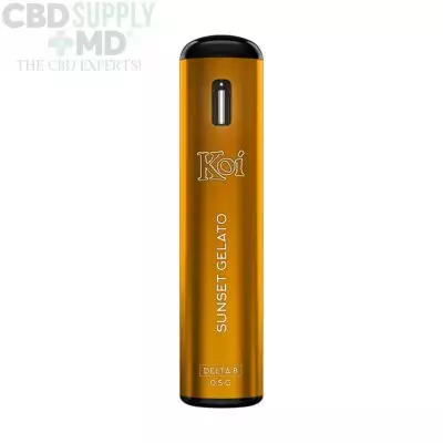 Koi Delta 8 Sunset Gelato Disposable Vape Bar 1 gram of Delta-8 THC