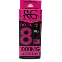 Rolled Green® Delta-8 Candyland Disposable Black Edition 1000mg Rechargeable Vape