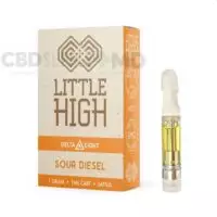 Little High Delta 8 Sativa Sour Diesel 1000mg Vape Cart