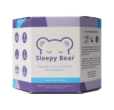 Sleepy Bear Nighttime Gummy(CBD/CBN/Melatonin) 30 Count Box