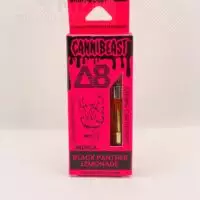 Cannibeast Delta 8 Cartridge 1000MG Black Panther Lemonade Indica
